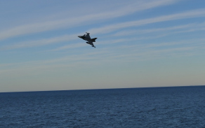 JAS-39 Gripen v letu